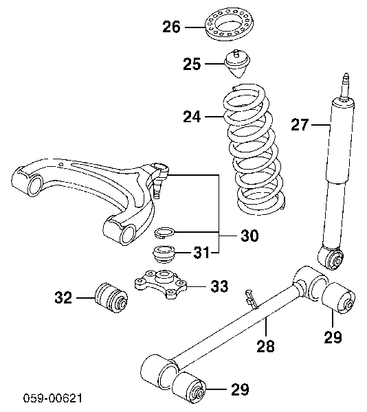 4170079E00 Suzuki amortecedor traseiro