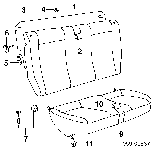 09409103025PK Suzuki cápsula (prendedor de fixação do forro do pára-choque do pára-lama dianteiro)