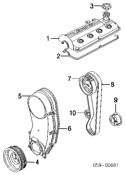 Engrenagem de cadeia da roda dentada de acionamento de cambota de motor para Suzuki Swift (AA)