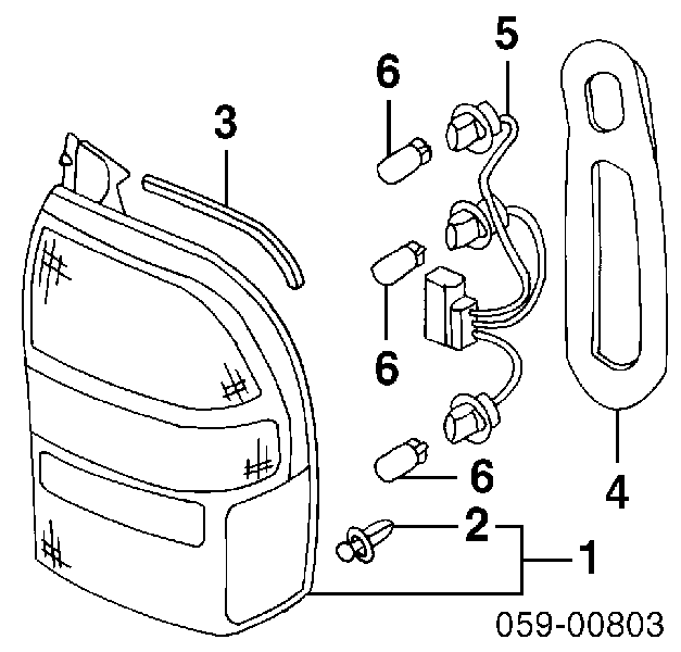 Cápsula (prendedor) de fixação de revestimento da porta 7181278F00 Suzuki