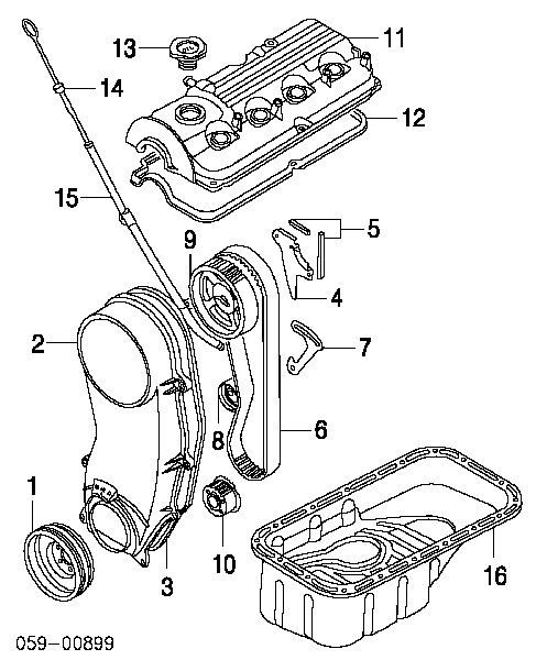 Engrenagem de cadeia da roda dentada de acionamento de cambota de motor para Suzuki Baleno (EG)