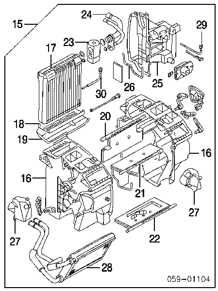 Радиатор печки 7414N81 Polcar