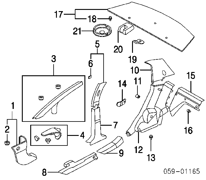  7548555G00P4Z Suzuki