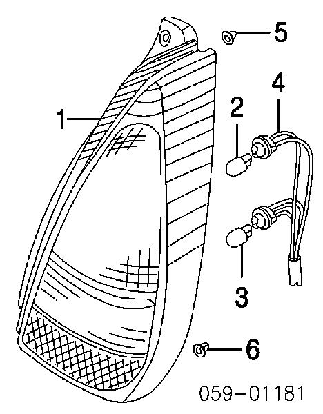 3565054G00000 Suzuki lanterna traseira direita