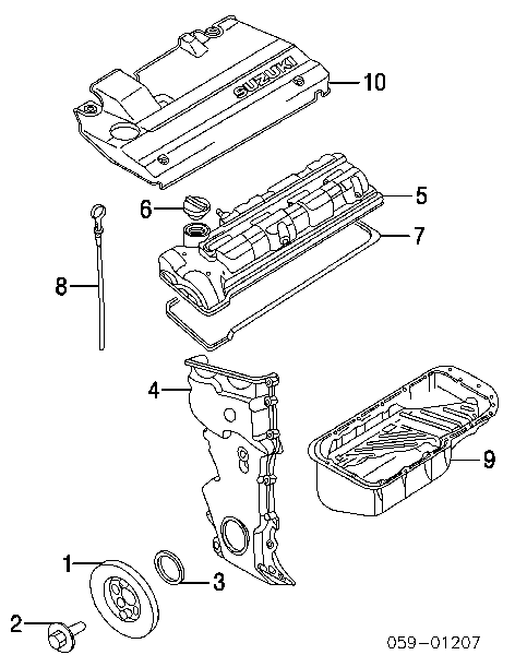 1261062G11000 Suzuki polia de cambota