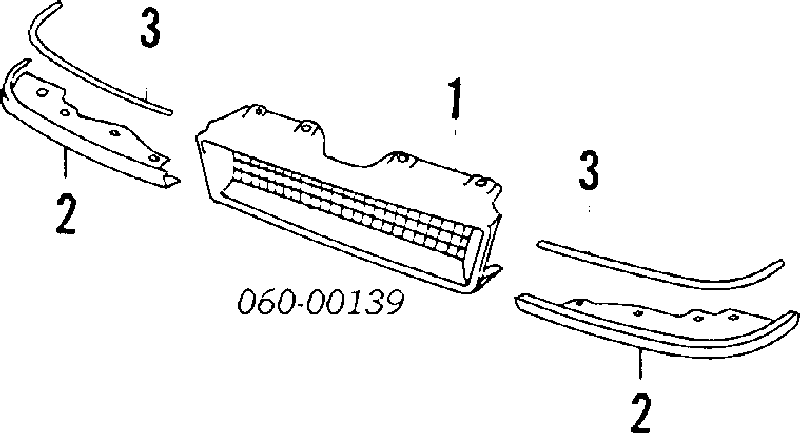 Решетка радиатора 8635124010 Hyundai/Kia