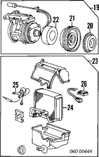 Испаритель кондиционера 9761128011 Hyundai/Kia