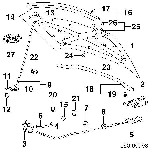 8118034000 Hyundai/Kia 