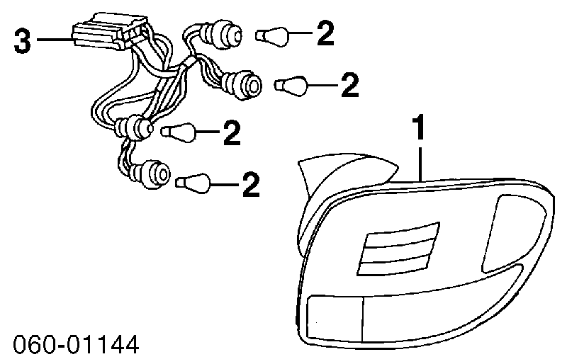 Ліхтарі задні 9240227500 HYUNDAI