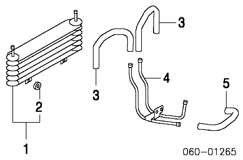 Радиатор охлаждения, АКПП/КПП на Hyundai Trajet FO