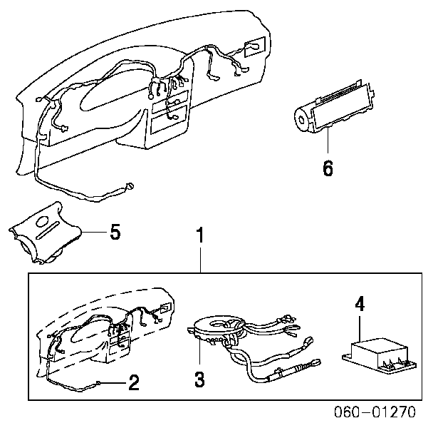 Anel AIRBAG de contato, cabo plano do volante para Hyundai Sonata 