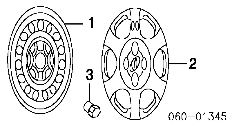 Coberta de disco de roda para Hyundai Elantra (XD)