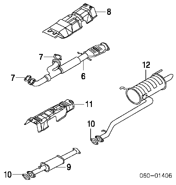 Vedante de tubo de admissão do silenciador para Hyundai Coupe (GK)