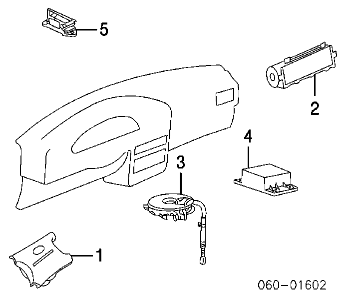 Датчик AIRBAG боковой правый на Hyundai Sonata 