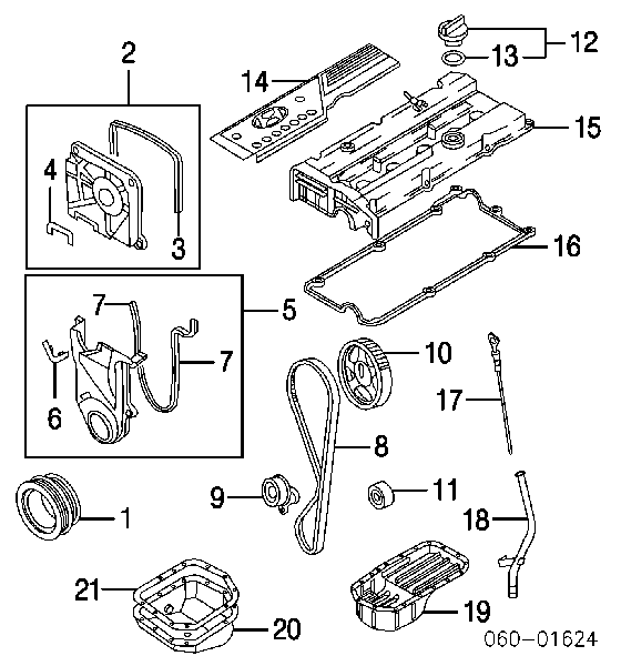 Engrenagem de cadeia da roda dentada da árvore distribuidora de motor para KIA Rio (DE)