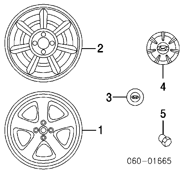 Колпаки на диски 5296027700 Hyundai/Kia