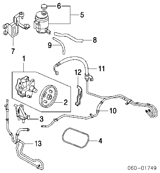 5713038010 Hyundai/Kia шкив насоса гур