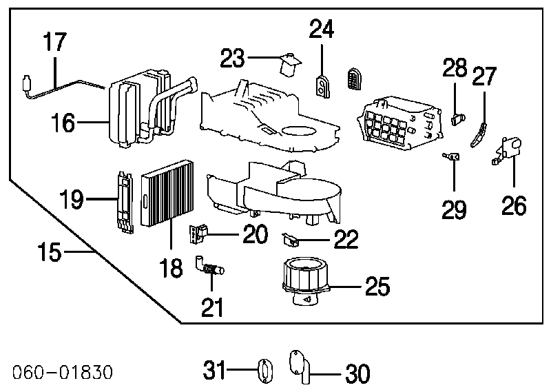 HC-8212 Kavo Parts filtro de salão