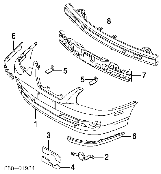 Absorvedor (enchido) do pára-choque dianteiro para Hyundai Elantra 