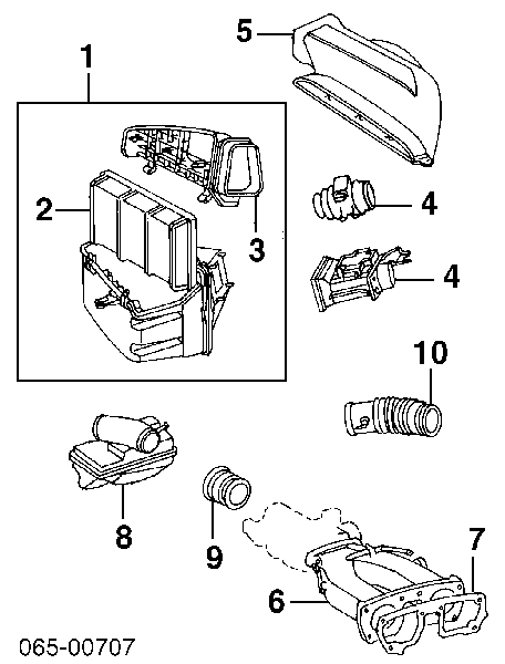 1780150020 Toyota filtro de ar