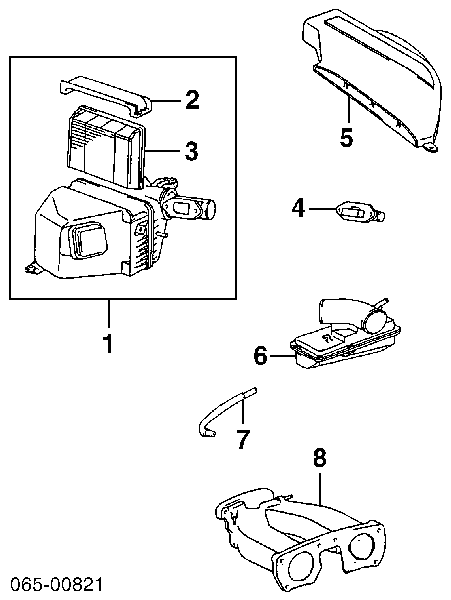 1780146080 Toyota filtro de ar