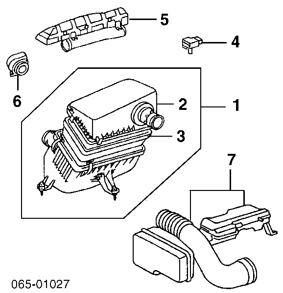 TA-1700 Kavo Parts filtro de ar