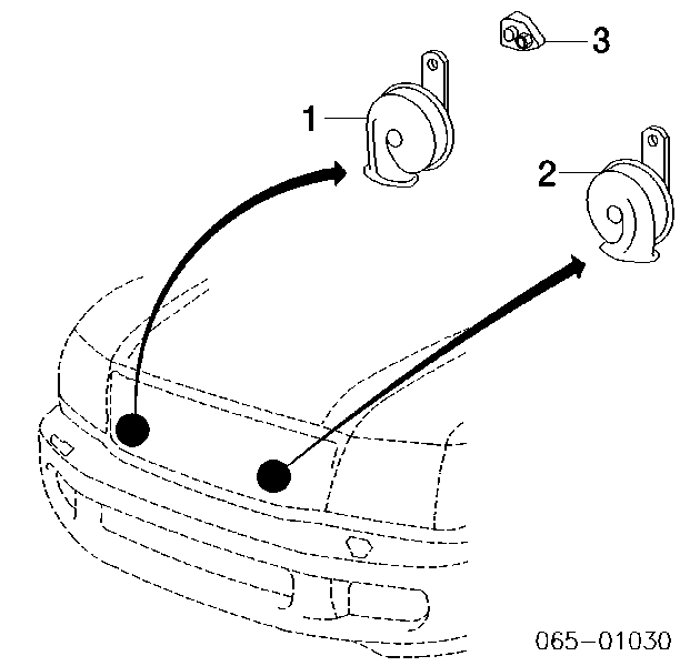 Sinal sonoro (cláxon) para Lexus LX (UZJ100)