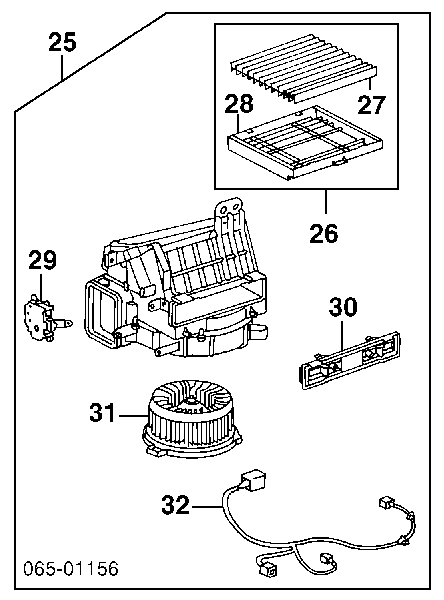8713928010 Subaru filtro de salão