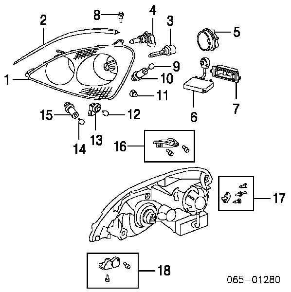 Лампочка ксеноновая 9098120008 Toyota