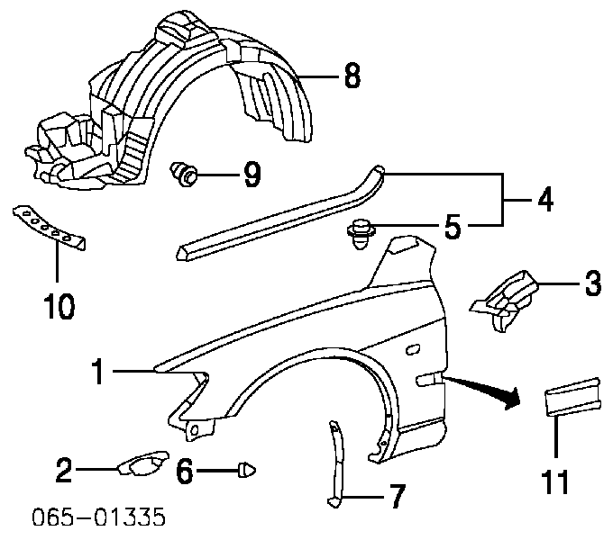 5381953010 Toyota 