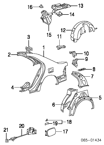  6173150020 Toyota