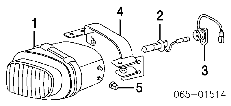 Luz antiniebla derecha 8121124050 TOYOTA