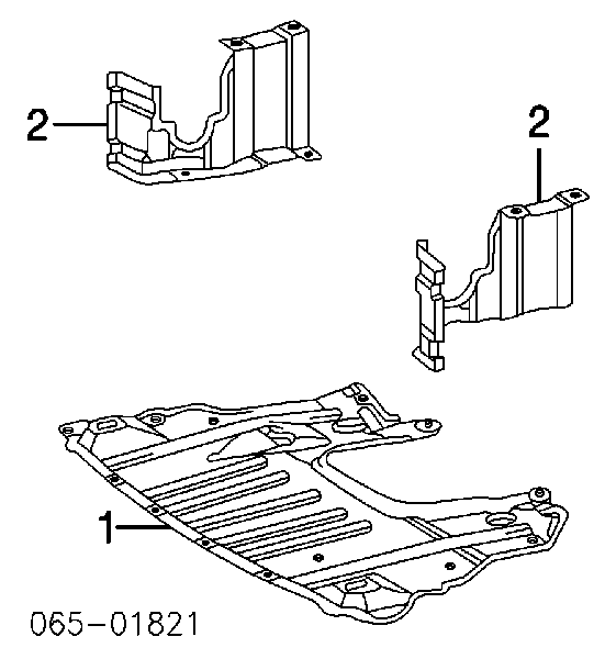 5144130250 Toyota proteção de motor, de panela (da seção de motor)