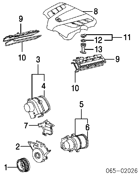 9010918003 Toyota Болт коленвала