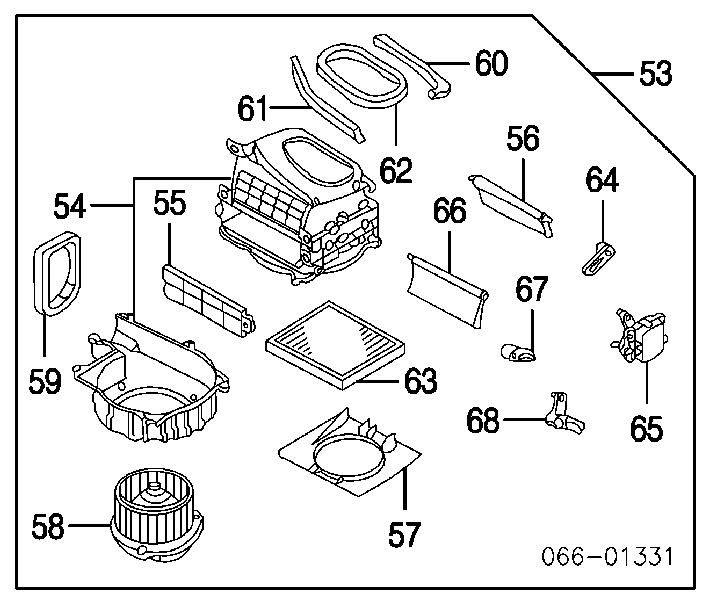 27277AR025 Nissan filtro de salão