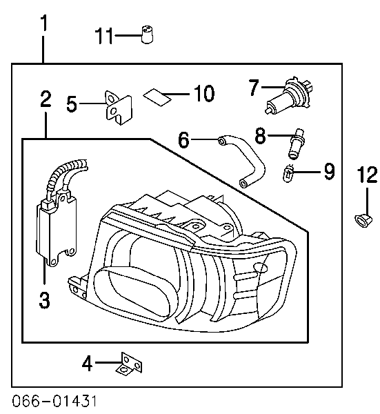 Лампочка ксеноновая Nissan/Infiniti 2629789911