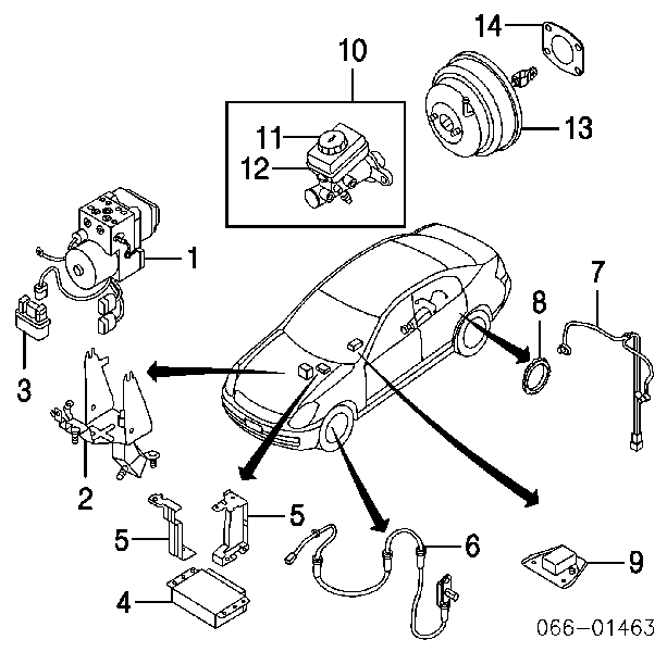 Купить 46010CD027 Nissan/Infiniti Главный тормозной цилиндр