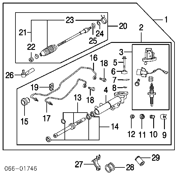 48521AR085 Nissan tração de direção