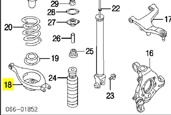 551B0CG000 Nissan/Infiniti Рычаг задней подвески нижний, левый/правый