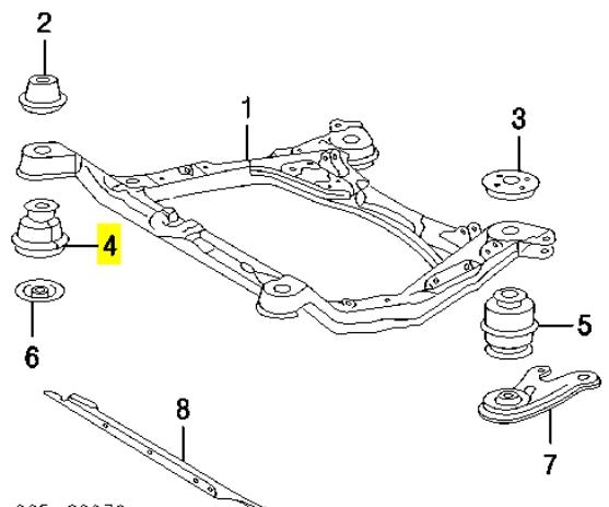 Сайлентблок передней балки Toyota 5221133050 цена, от 5.53 USD