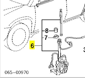 Купить 863000W030 Toyota Антенна
