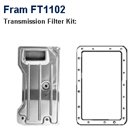 FT1102 Fram filtro da caixa automática de mudança