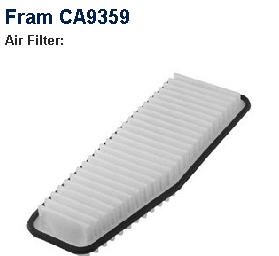 CA9359 Fram filtro de ar