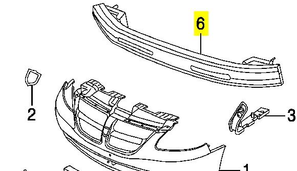 Шина бампера переднего Polcar 2420073 цена, от 106.21 USD