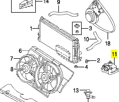 4792329 Chrysler caixa do termostato