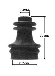 Bota de proteção interna direita de junta homocinética do semieixo dianteiro 7701201233 Renault (RVI)