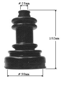 Bota de proteção externa de junta homocinética do semieixo dianteiro para Citroen C25 (280,290)