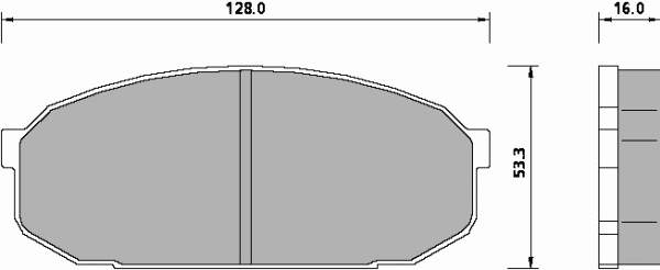 Передние тормозные колодки 638781 Roulunds