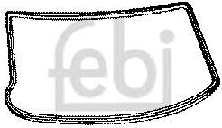 Уплотнитель лобового стекла 08867 Febi