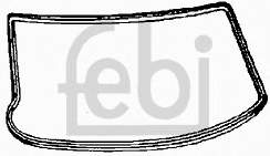 02752 Febi Прокладка лобового стекла